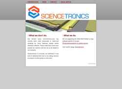 Screenshot www.sciencetronics.com