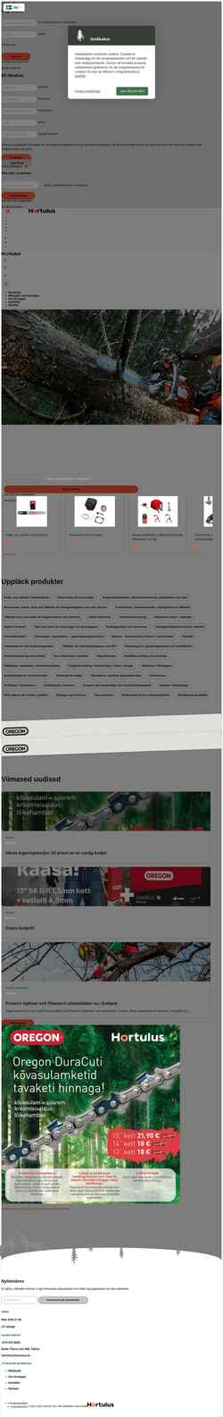 Screenshot hortulus.se