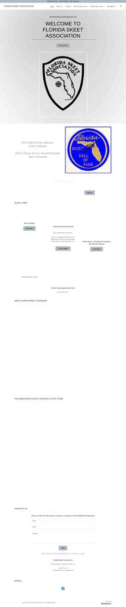 Screenshot floridaskeet.com