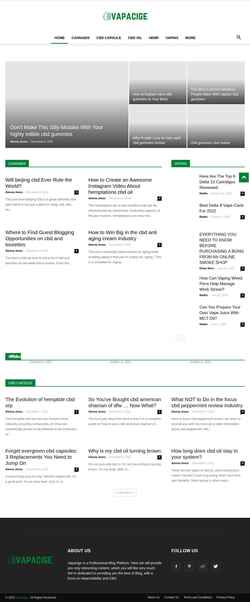 Screenshot vapacige.com