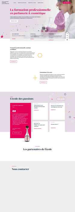 Screenshot formation-pro.ecole-parfum.com