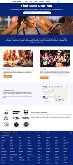 Captura de pantalla www.runguides.com