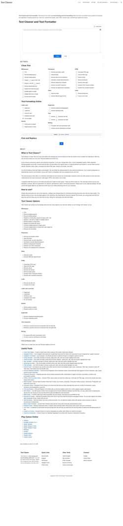 Скриншот textcleaner.net