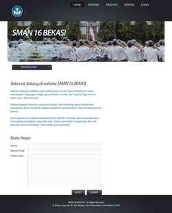 Screenshot sman16bekasi.com