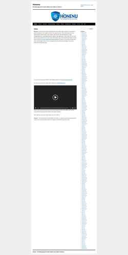 Screenshot honenu.org