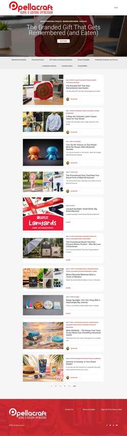 Screenshot blog.pellacraft.com