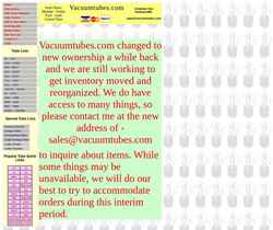 Screenshot www.vacuumtubes.com