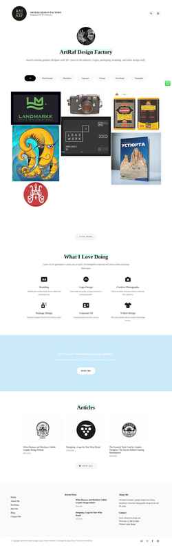 Screenshot www.artraf-design.com