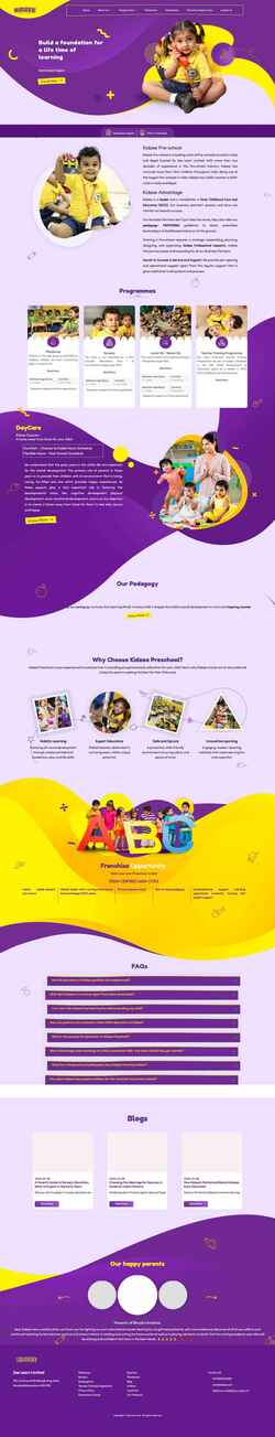 Screenshot www.kidzee.com