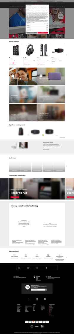 Screenshot hr.teufelaudio.com