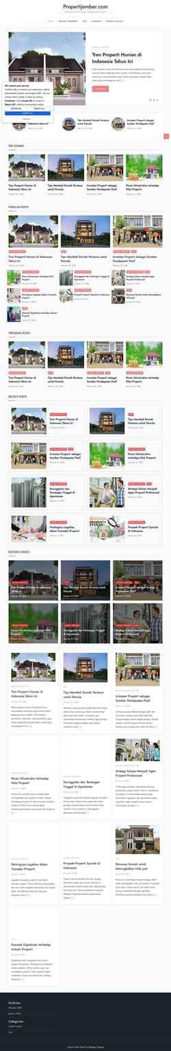 Screenshot propertijember.com