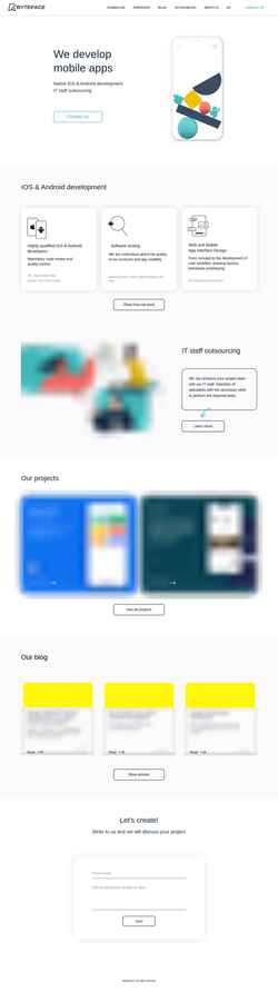 Screenshot bytepace.com