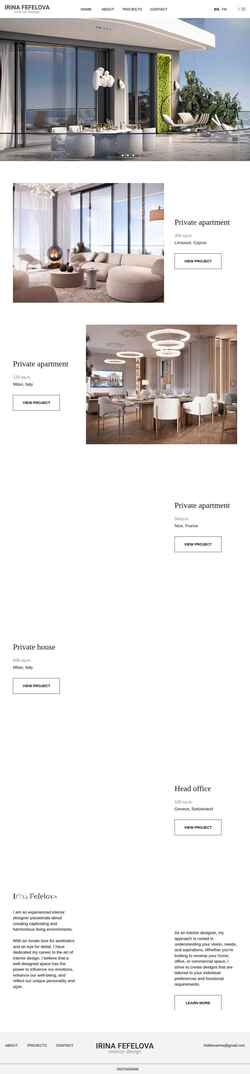Screenshot fefelova.com
