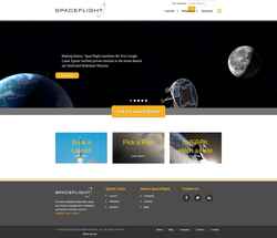 Schermata www.spaceflightservices.com