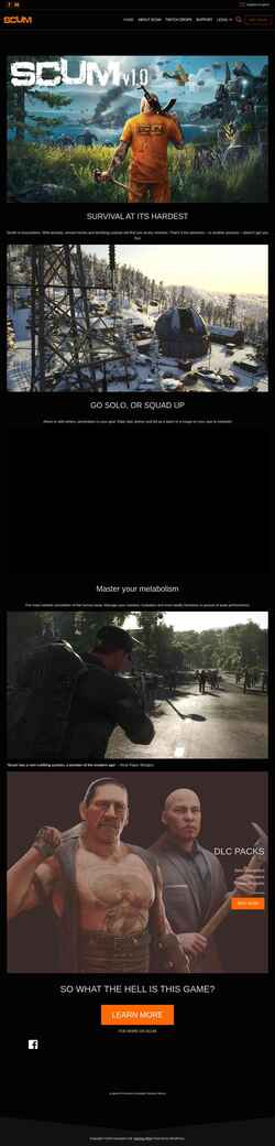 Snímka obrazovky scumgame.com