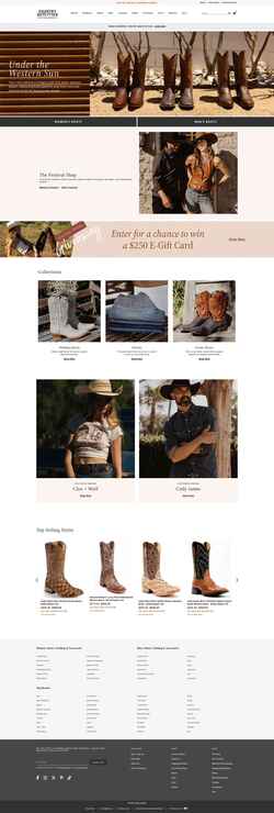 Snímek obrazovky www.countryoutfitter.com