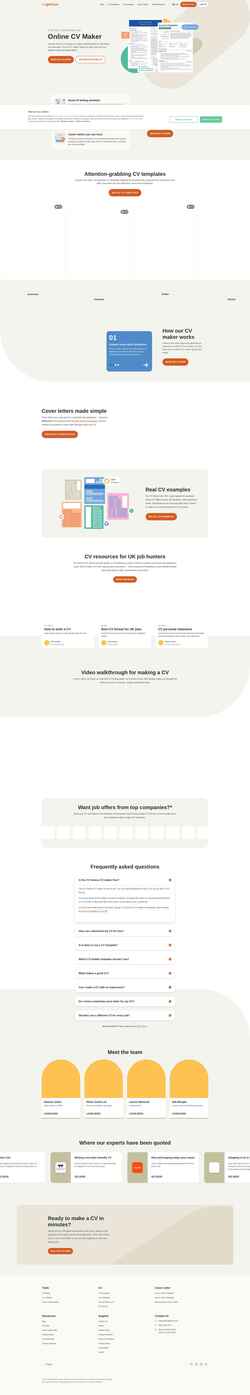 Ekraanipilt cvgenius.com