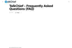 Screenshot wiki.talkchief.io
