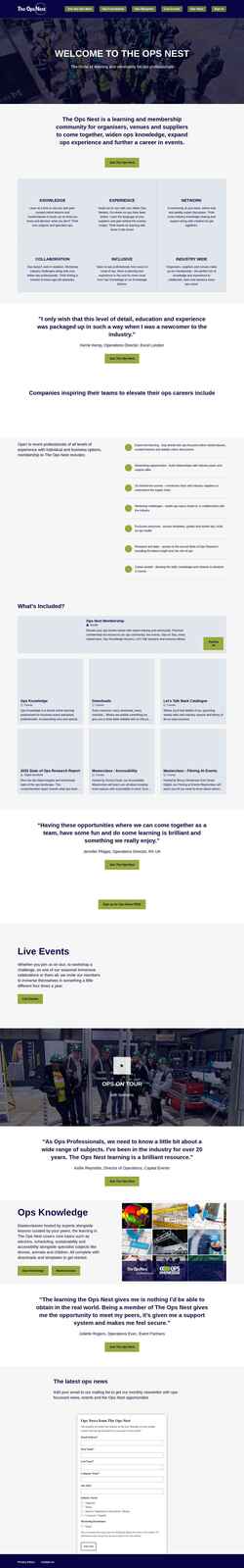 Screenshot courses.opsshaper.uk