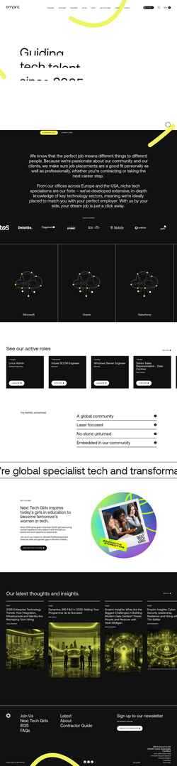 Screenshot empiric.com