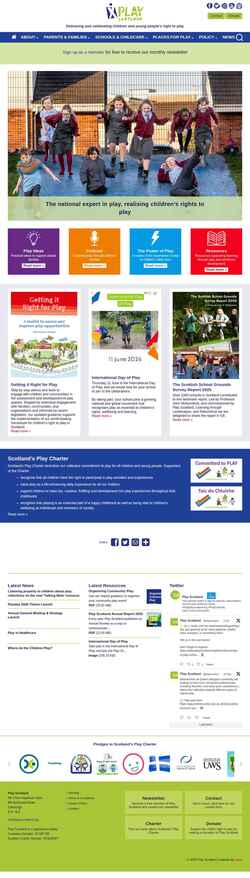 Снимак екрана www.playscotland.org