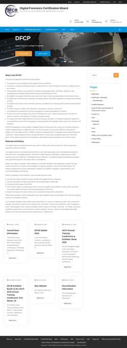 Posnetek zaslona dfcb.org