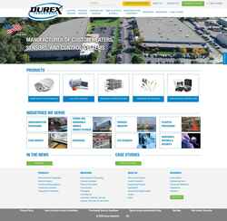 Captura de pantalla www.durexindustries.com
