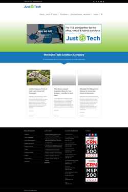 Skærmbillede justtech.com