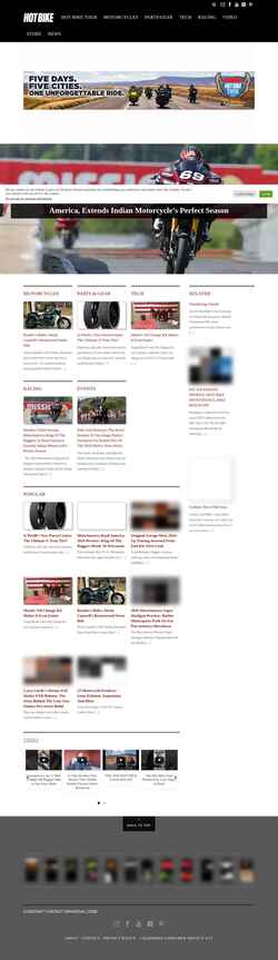 Captură de ecran hotbike.com