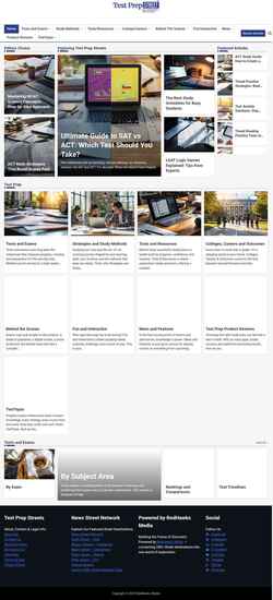 Screenshot testprepstreet.com