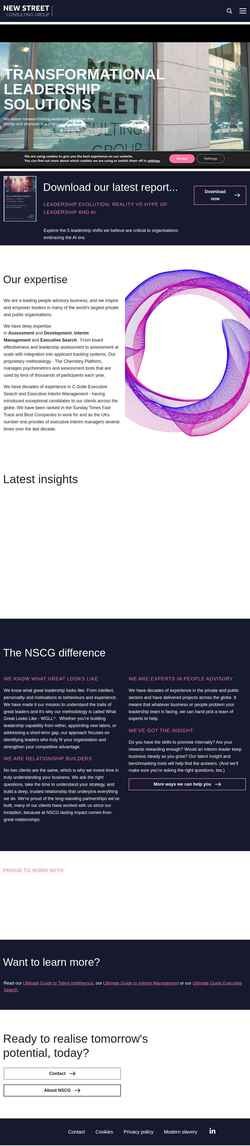 Screenshot nscg.com