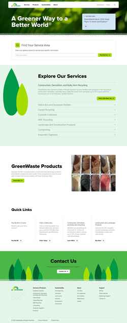 Снимак екрана www.greenwaste.com