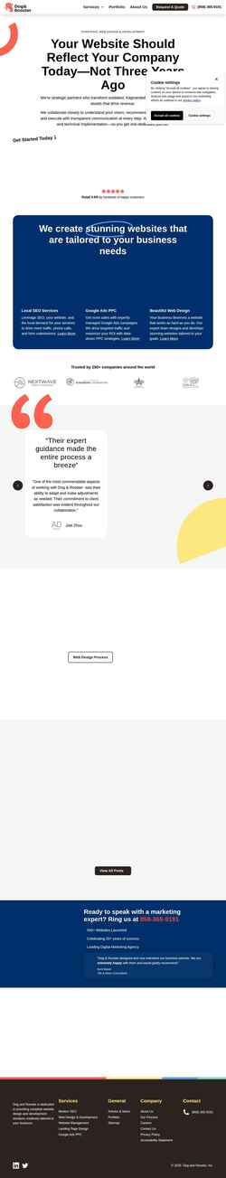 Screenshot dogandrooster.com