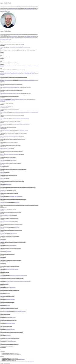 Screenshot projects.ayanc.org