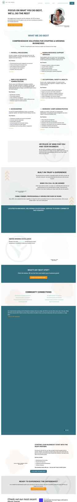 Screenshot myhrprofessionals.com