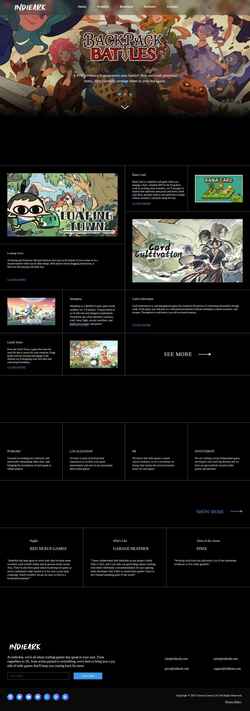 Screenshot www.indieark.com