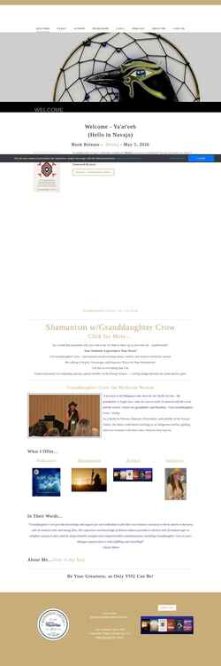 Screenshot granddaughtercrow.com