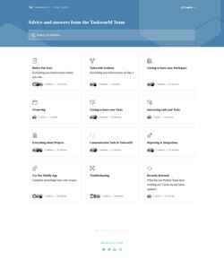 Screenshot help.taskworld.com