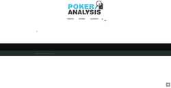 Screenshot pokeranalysis.com
