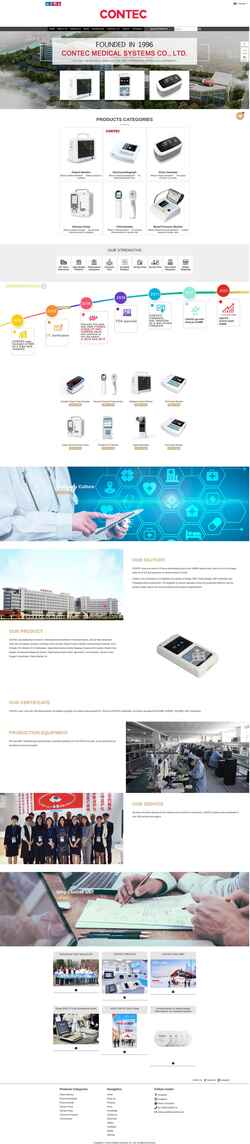 Screenshot www.contecmedsystems.com