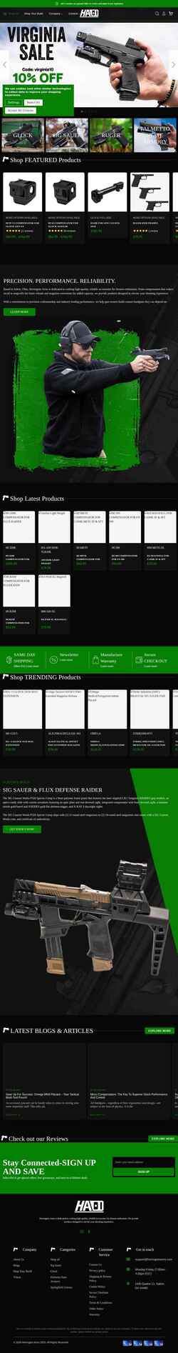 Screenshot herringtonarms.com