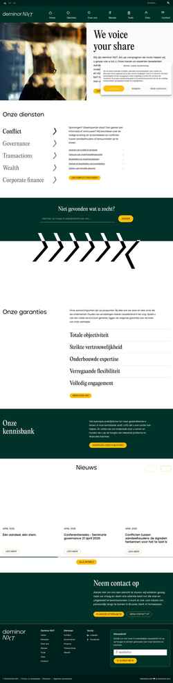 Screenshot deminornxt.com