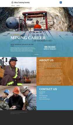 Snimka zaslona minetraining.ca