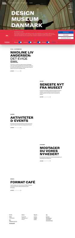 Snímek obrazovky designmuseum.dk