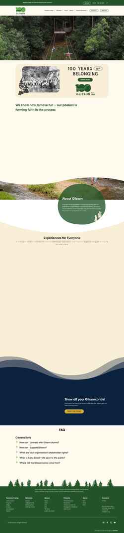 Screenshot glisson.org