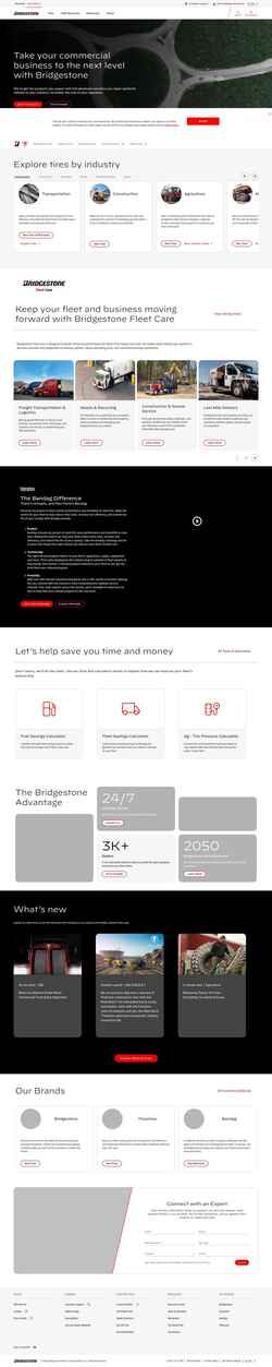 Στιγμιότυπο οθόνης commercial.bridgestone.com