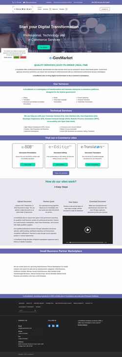Screenshot e-govmarket.com