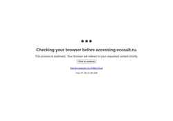 Screenshot ecosalt.ru