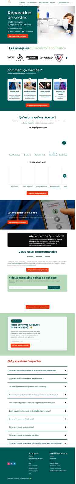 Screenshot goodloop.fr