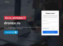 Captură de ecran dronex.ru